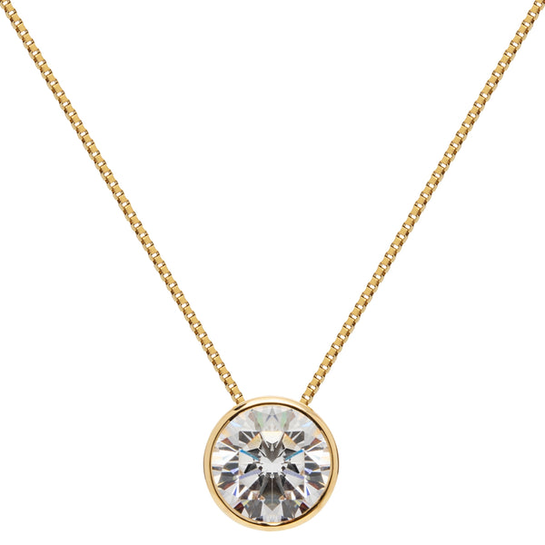 Pendant 14 karat outlet gold with large CZ