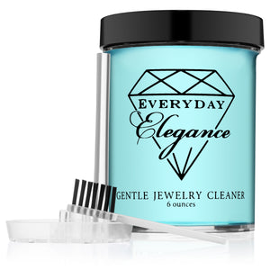 Jewelry Cleaner Solution | Natural, Non-Toxic, Plant Based | Diamond, Gem, Gold, Silver Ring and Jewel Cleaning Concentrate, Adult Unisex, Size: One